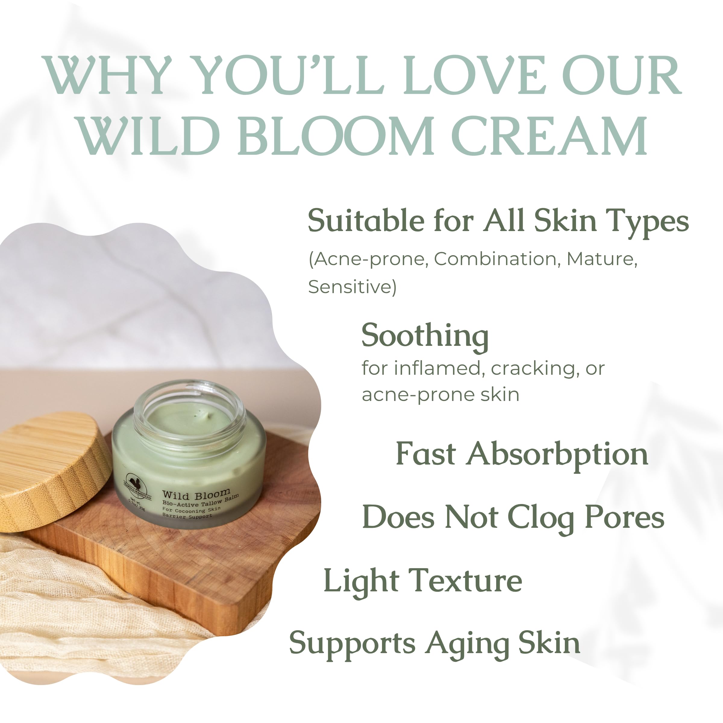 Hearth and Homestead Wild Bloom jojoba infusion with botanicals promotes soothing skin benefits