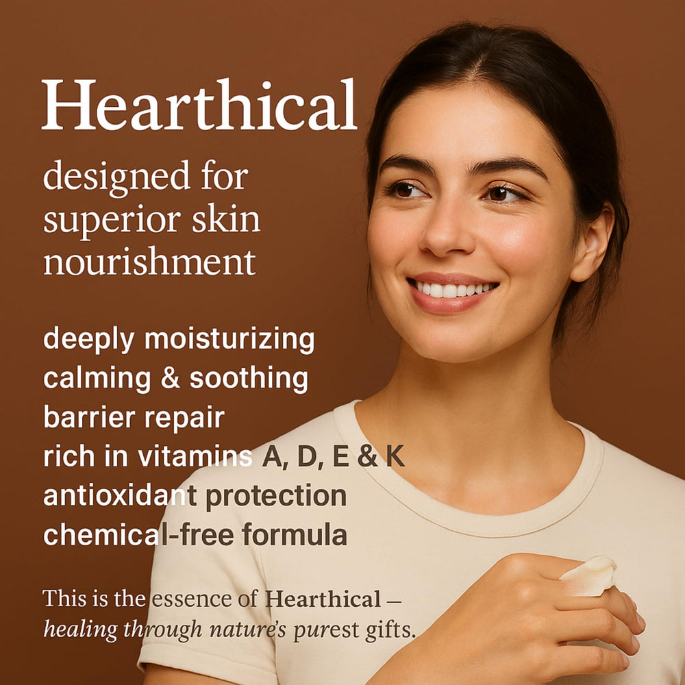 Hearthical Just Tallow Canadian-made label conveys small-batch artisanal quality