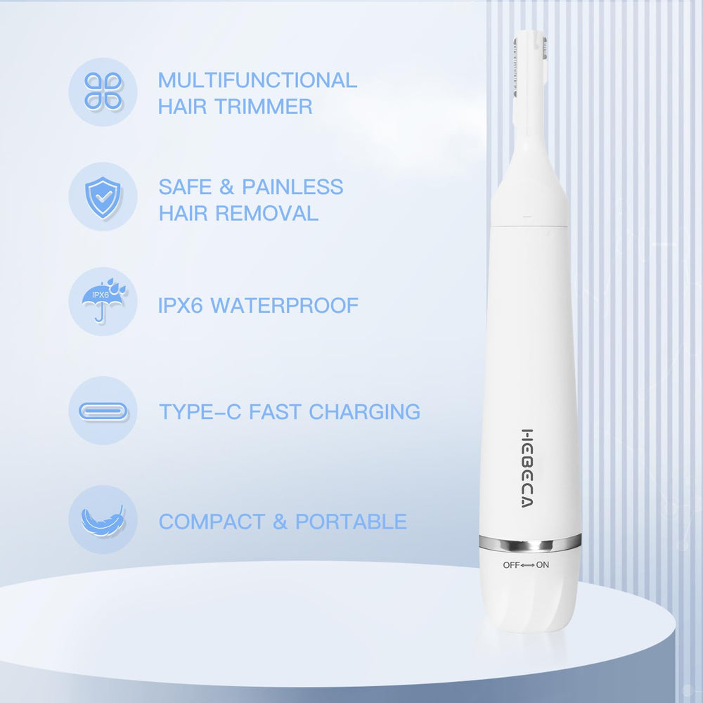 HEBECA eyebrow-trimmer detail for defined, tidy brows