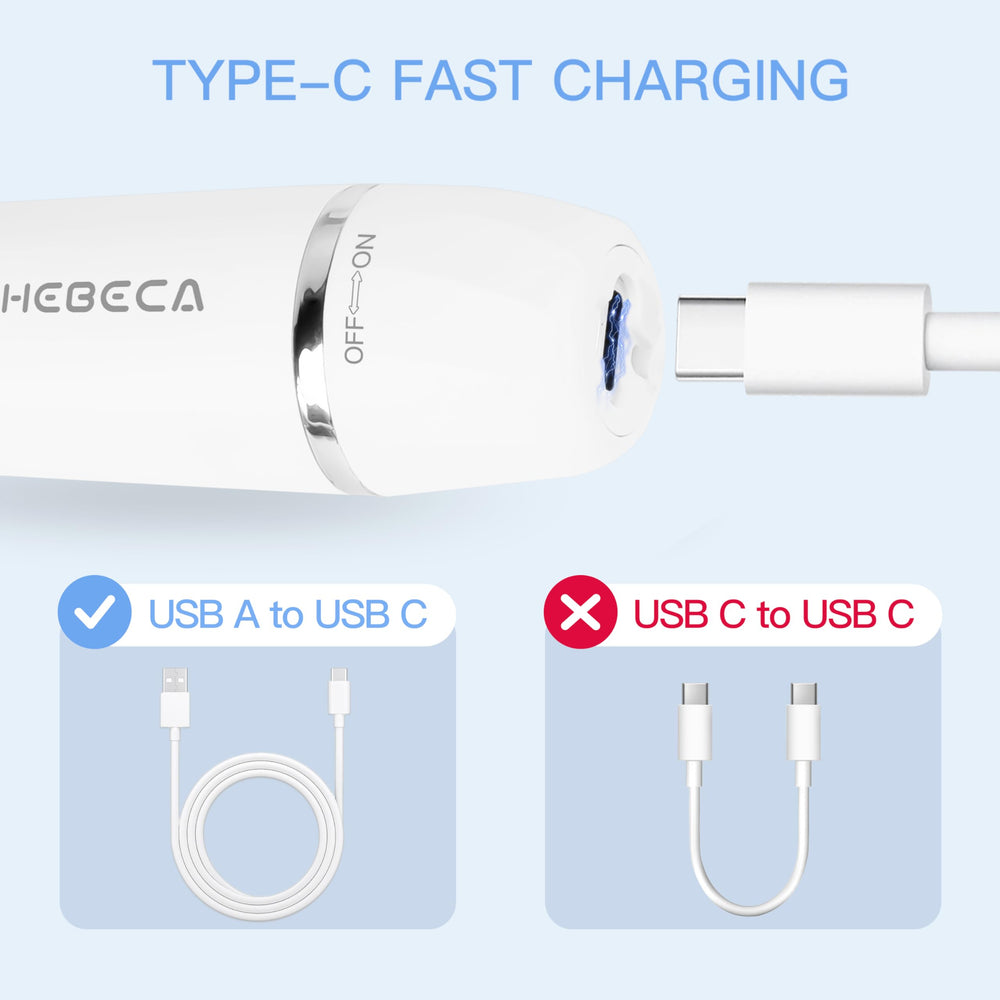 HEBECA interchangeable heads for easy switching across areas.