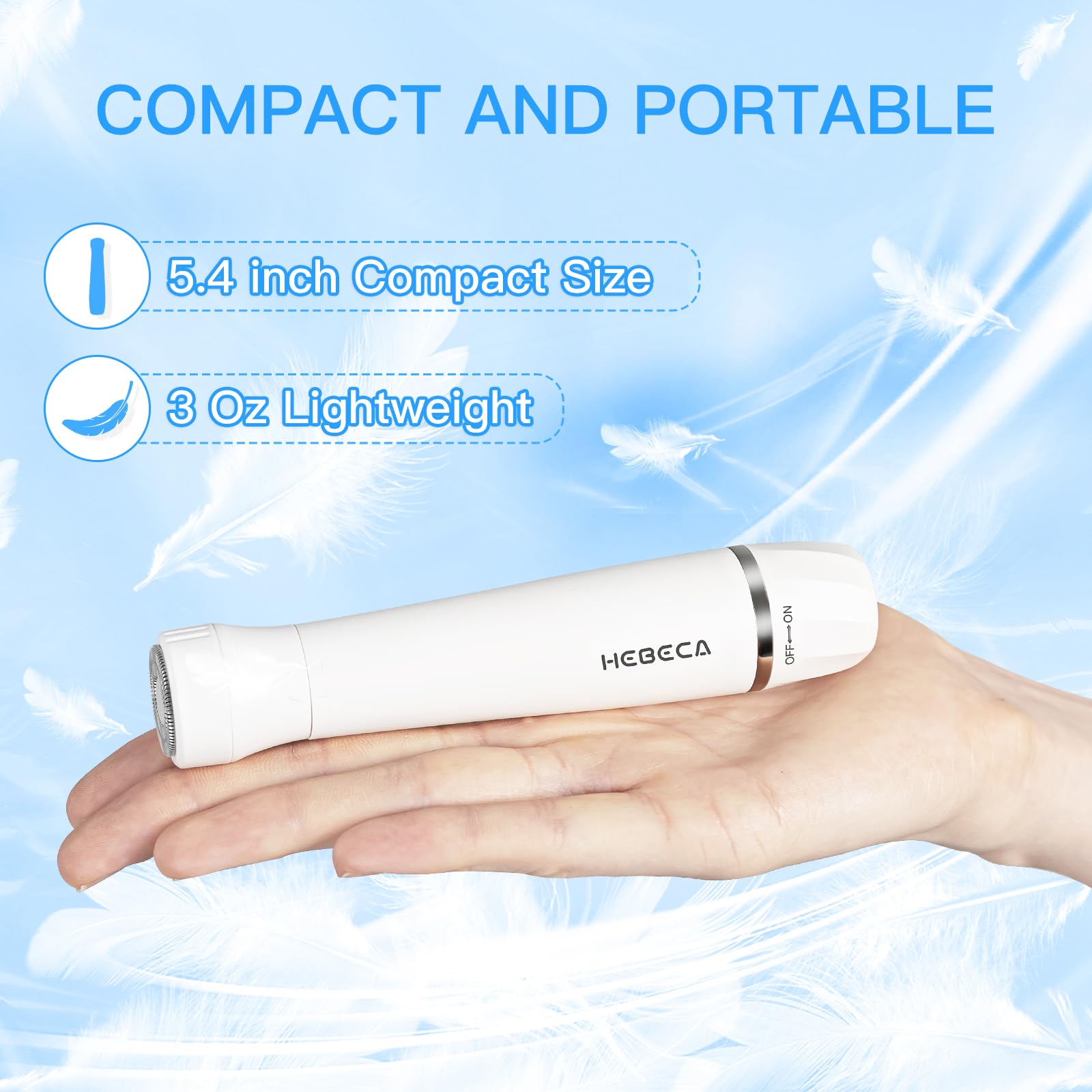 HEBECA IPX6 waterproof depiction for shower use
