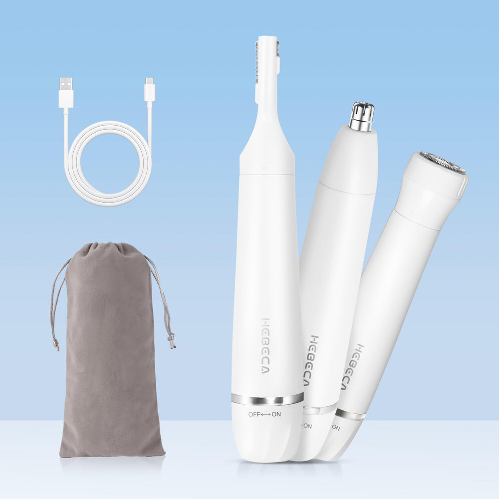 HEBECA nose-trimmer close-up for precise, painless grooming