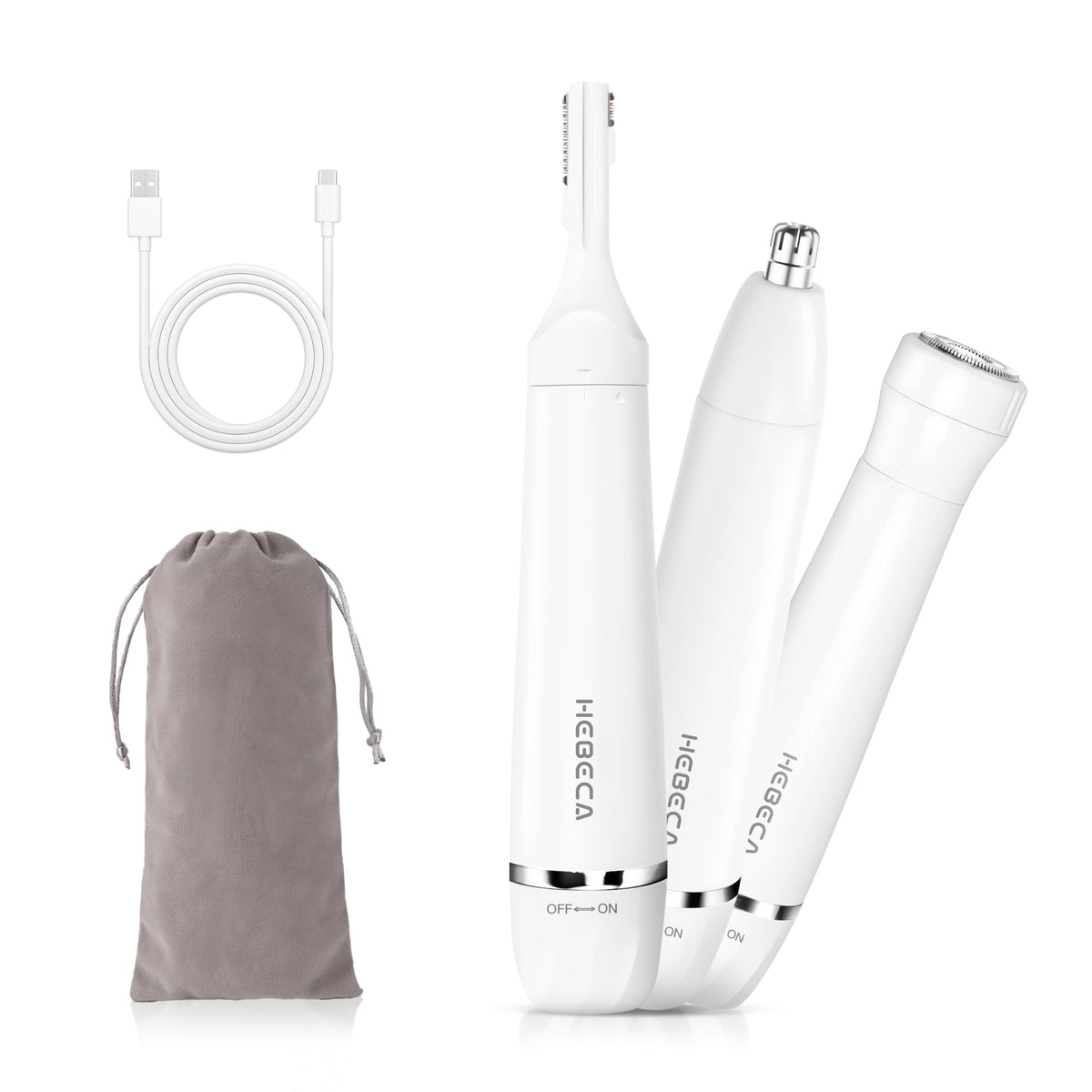 HEBECA nose-trimmer dual-edge blade for precise nose grooming.
