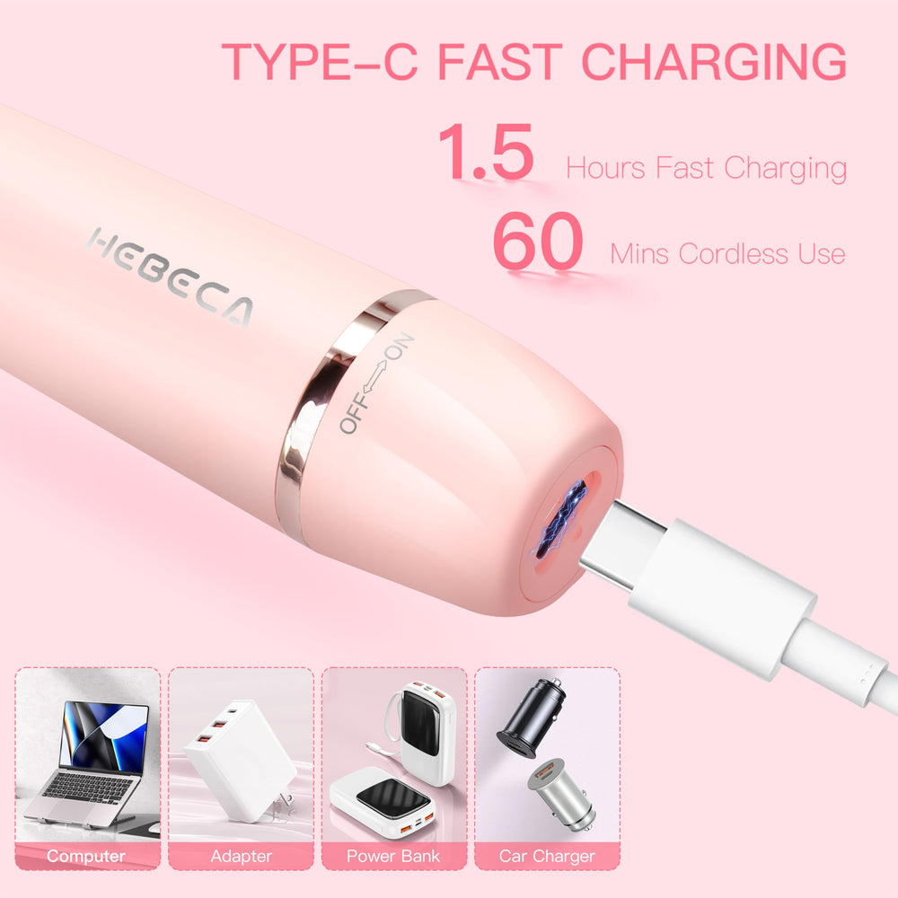 HEBECA portable travel bag keeps the trimmer organized while traveling.