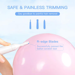 HEBECA skin-protect foil shaver for smooth, irritation-free trimming.