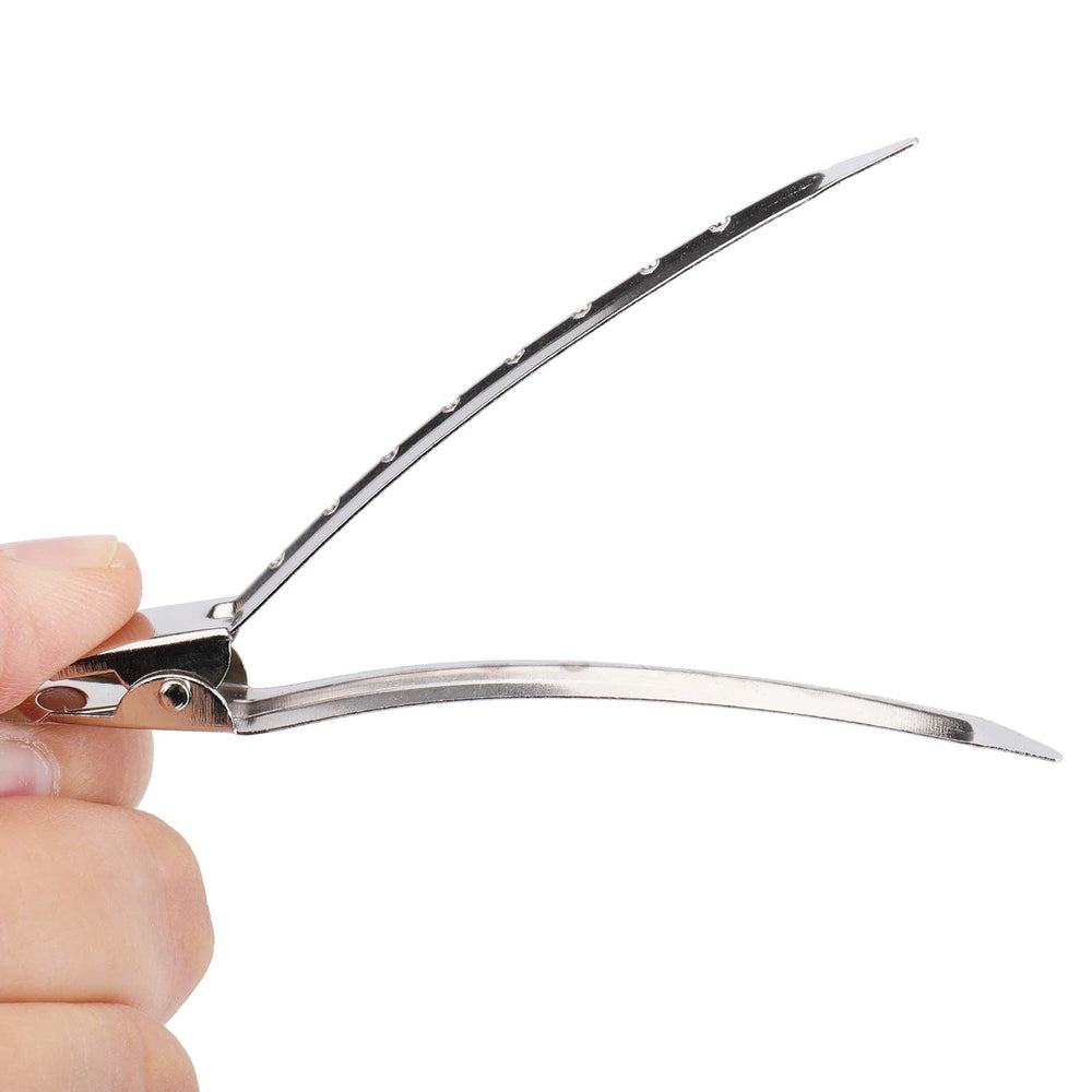 Hedume clip with smooth edges preventing snags during sectioning.