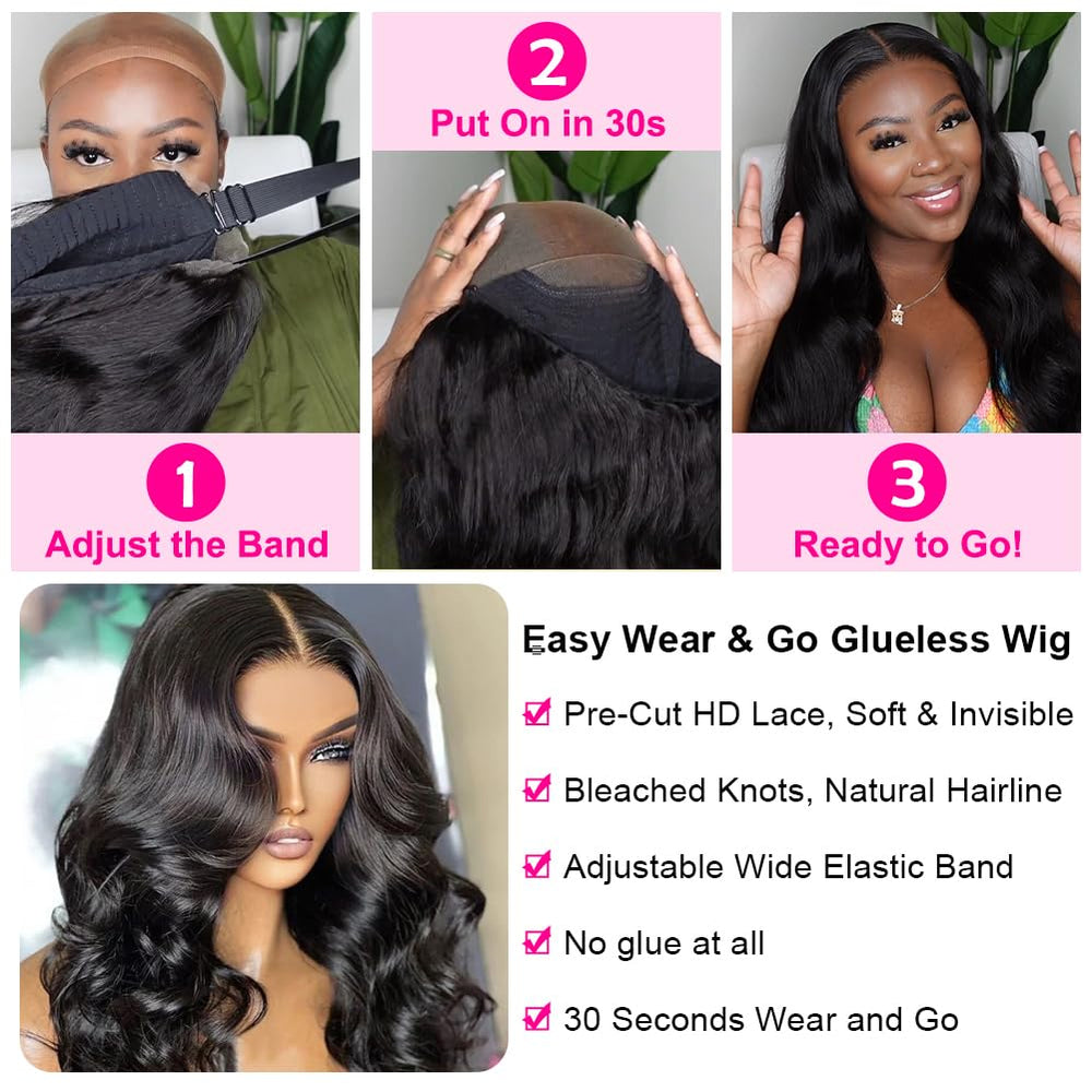 Hedy Wear and Go wig 22 inch length close-up for dramatic styling