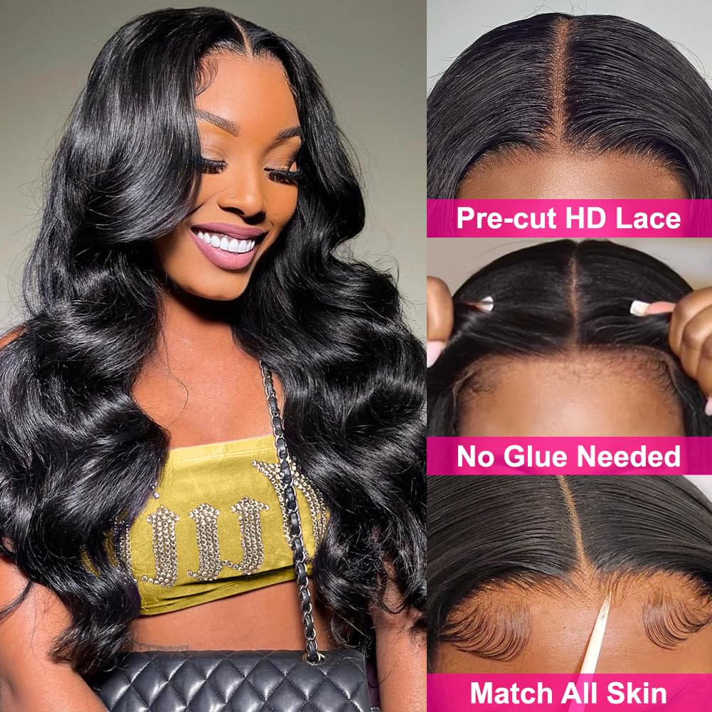 Hedy Wear and Go wig pre-plucked hairline close-up for seamless parting