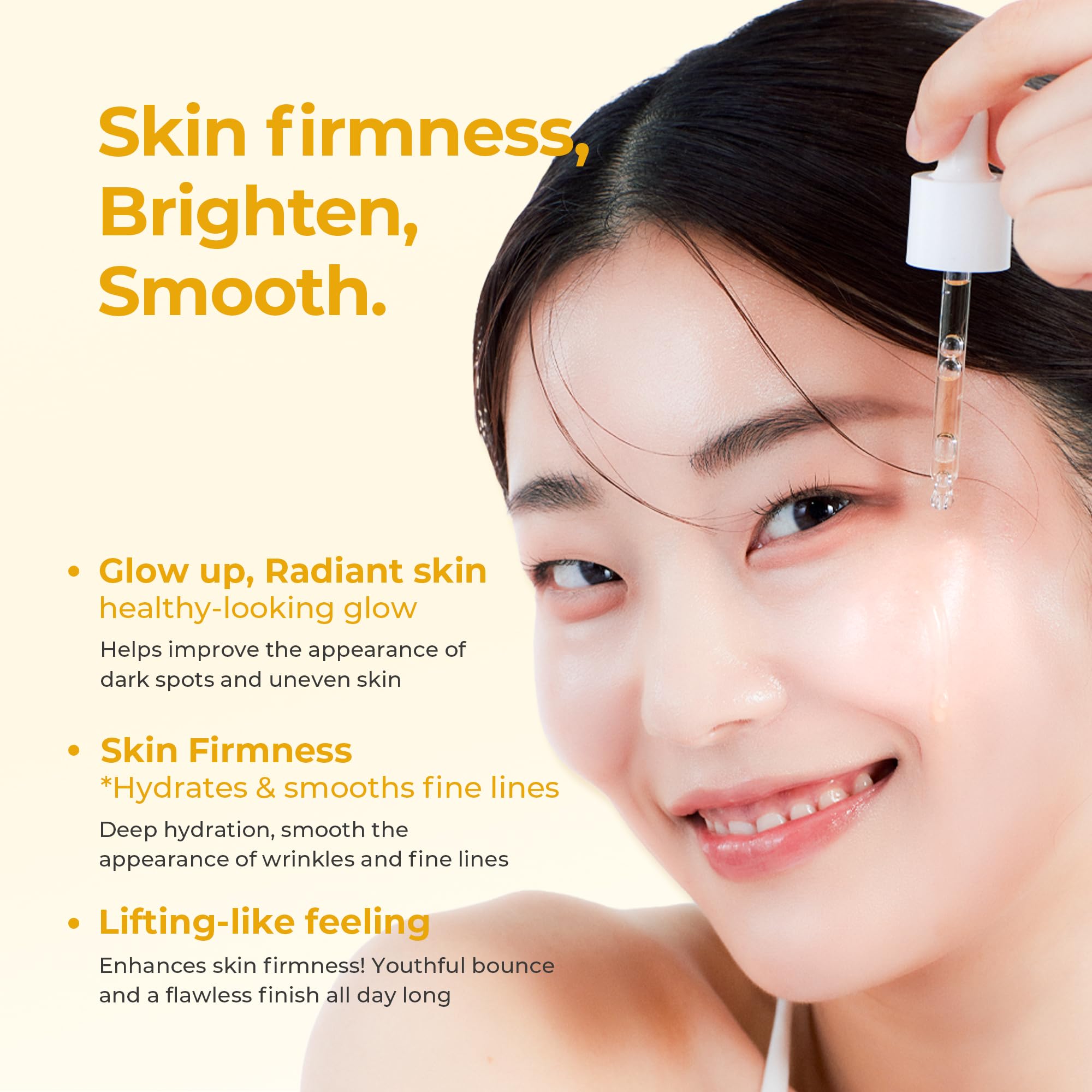 HEEDA even-tone glow closeup suggests potential for more even skin appearance.