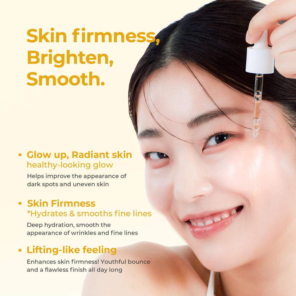 HEEDA even-tone glow closeup suggests potential for more even skin appearance.