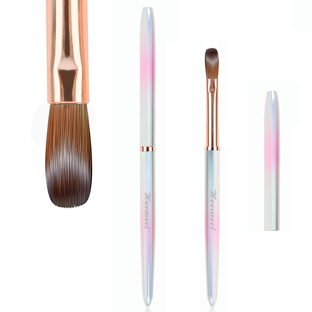 heemeei acrylic nail brush size 10 with gradient handle for precise application.