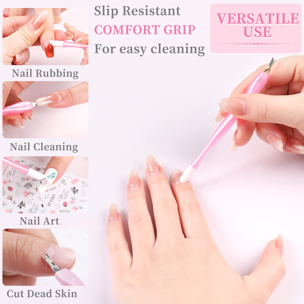 heemeei travel-friendly cuticle remover tools ideal for quick touch-ups anywhere.