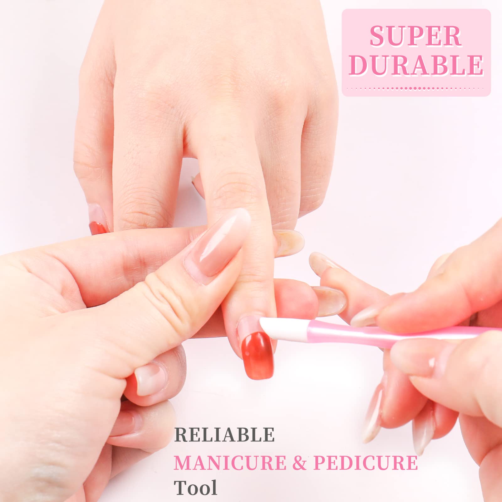 heemeei V-shaped cuticle trimmer detail for precise trimming.