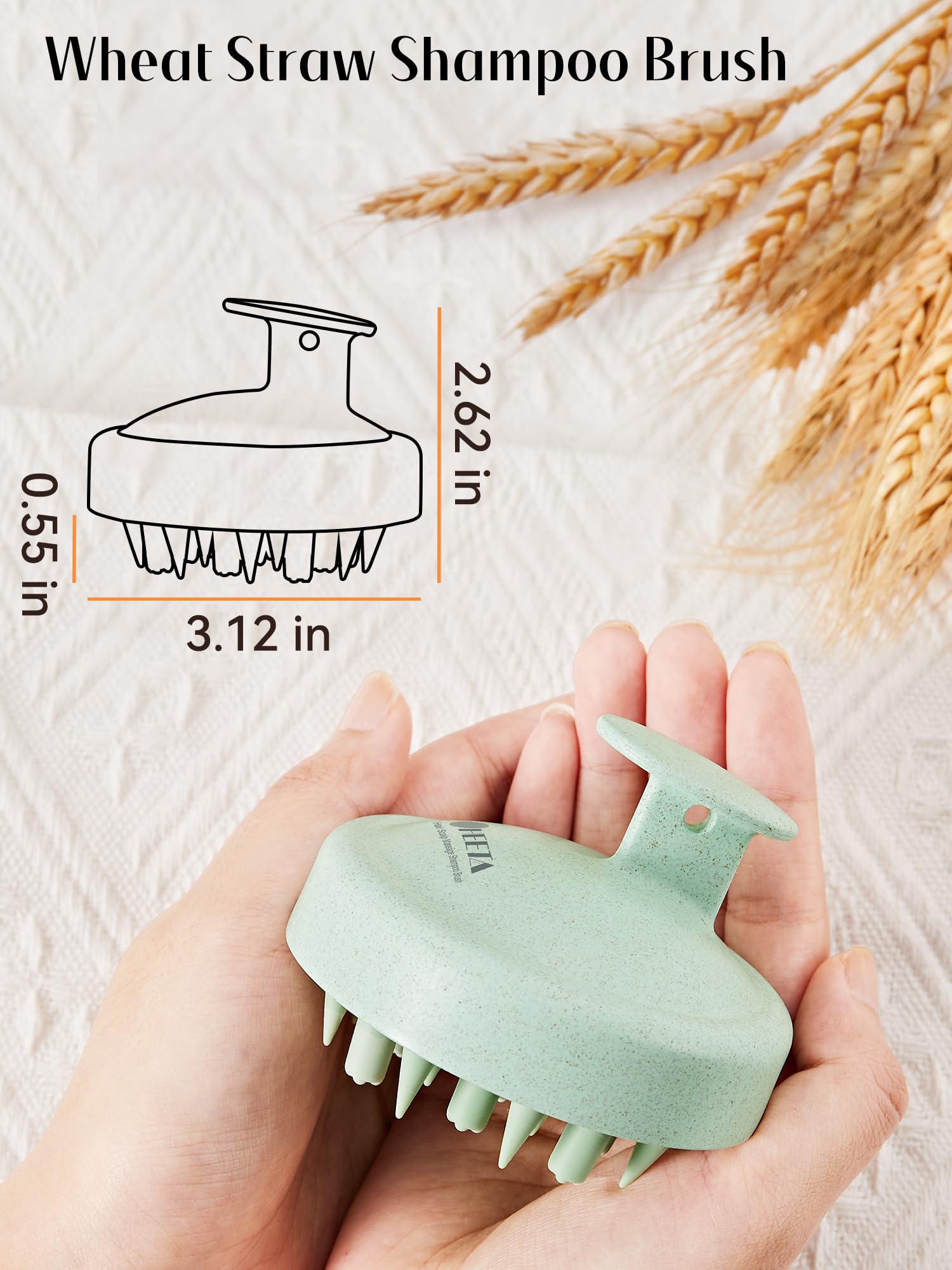 HEETA massager in use for deep cleansing duringWet use