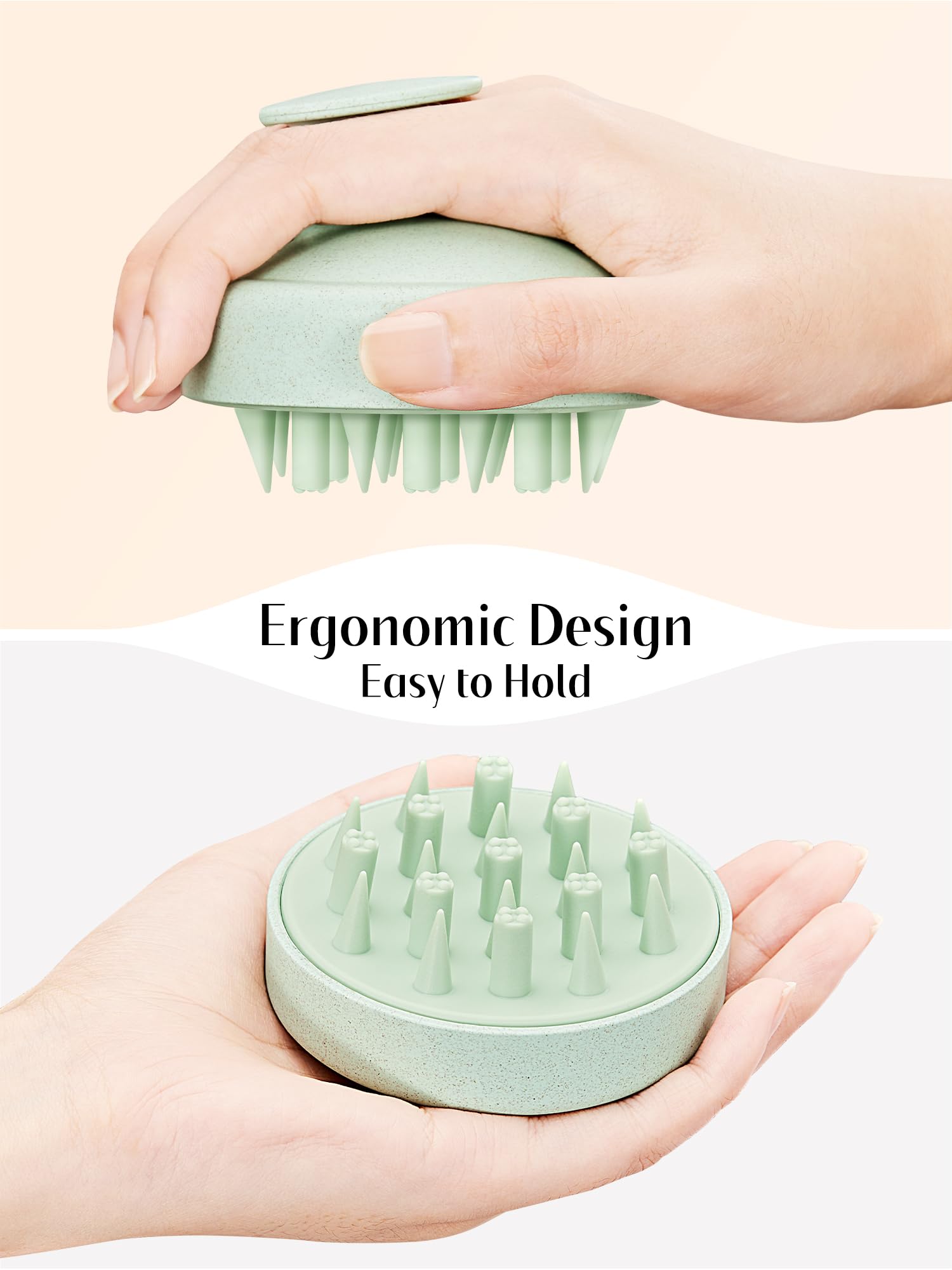 HEETA ergonomic design with palm-fit handle for easy, controlled massaging