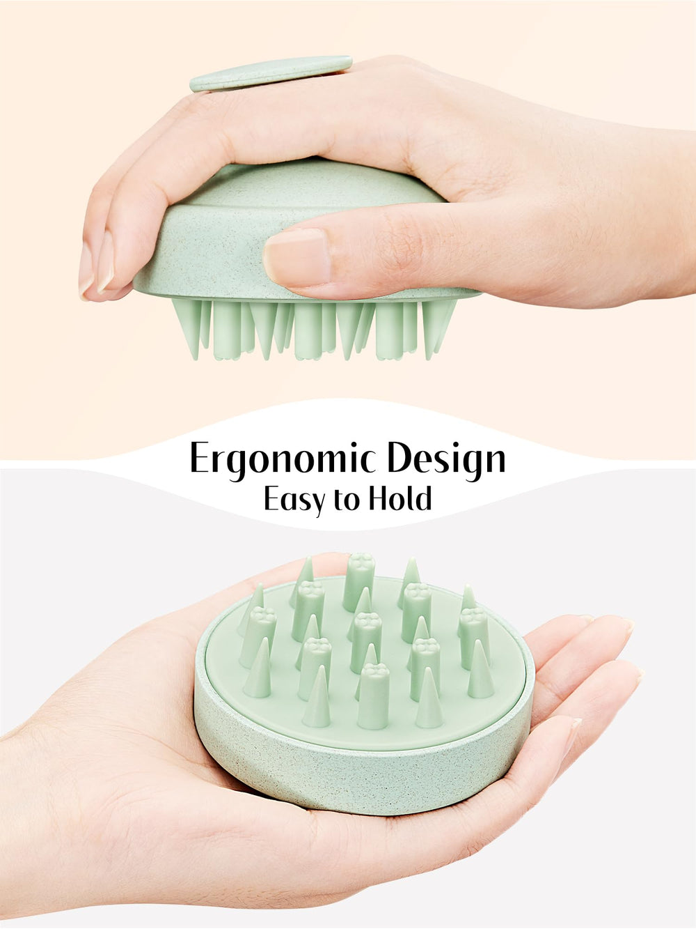 HEETA ergonomic design with palm-fit handle for easy, controlled massaging