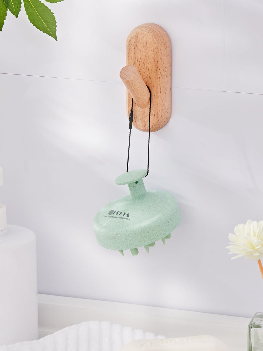 HEETA waterproof design enables shower use without batteries or parts