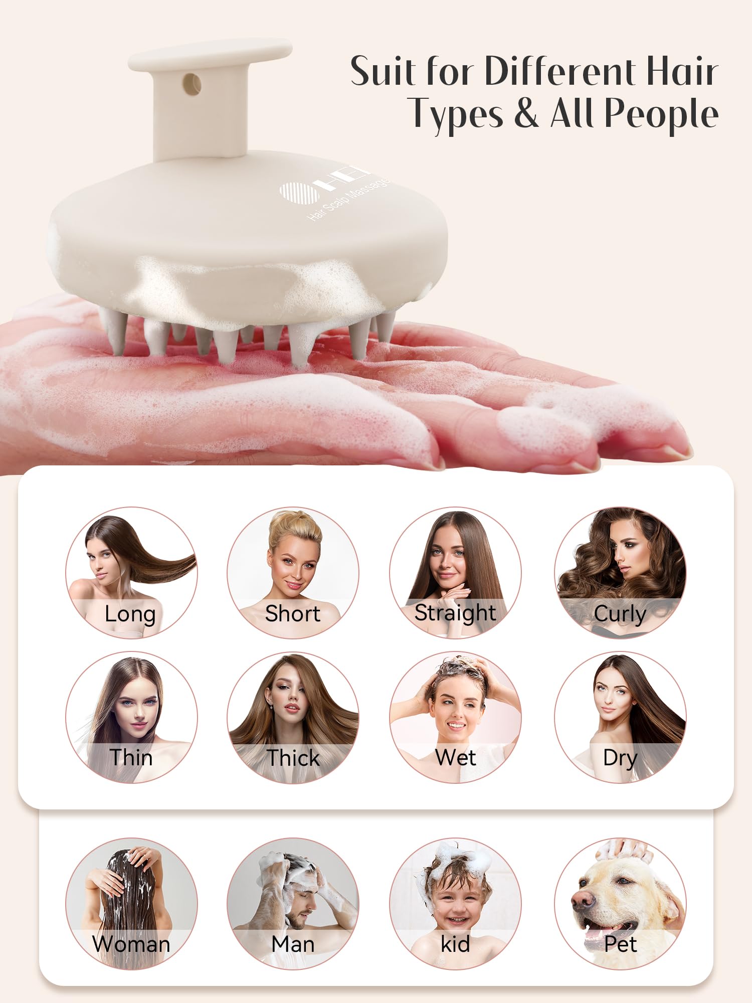 HEETA nail-protection design keeps nails safe during scalp massage