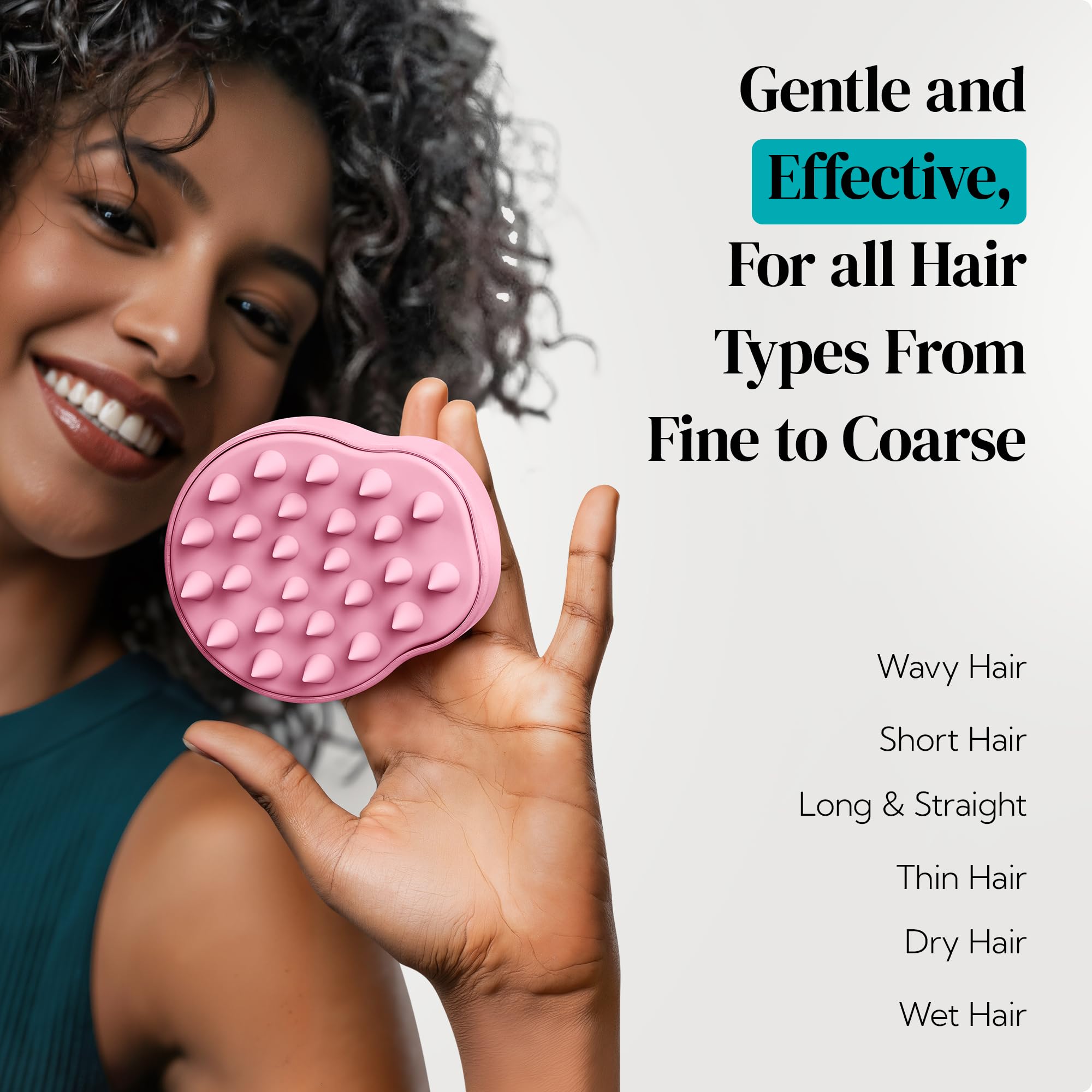 HEETA scalp massager pet-use friendly option for light grooming and care.