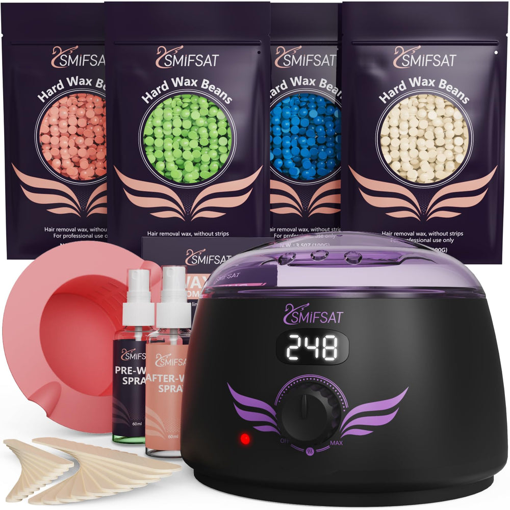 Hehasi digital hard wax warmer for at-home waxing