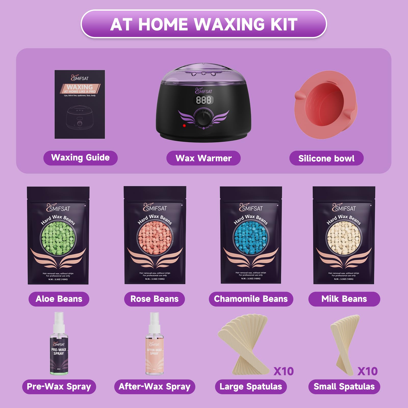 Hehasi pre-post care sprays support skin comfort after waxing