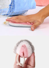 Heideryafei 2-pack large sponge against shower setting highlighting rich lather capability