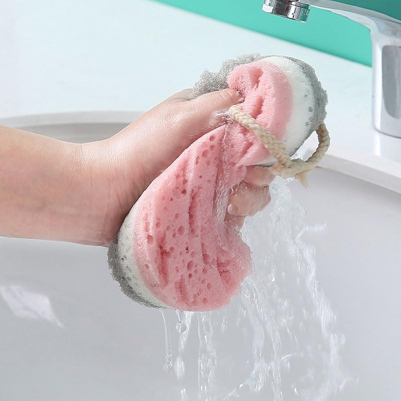Heideryafei exfoliating sponge in high-density pores producing rich foam during wash