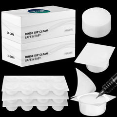Heigble 48-pcs dip foam rinse caps pack for efficient tattoo ink changes.