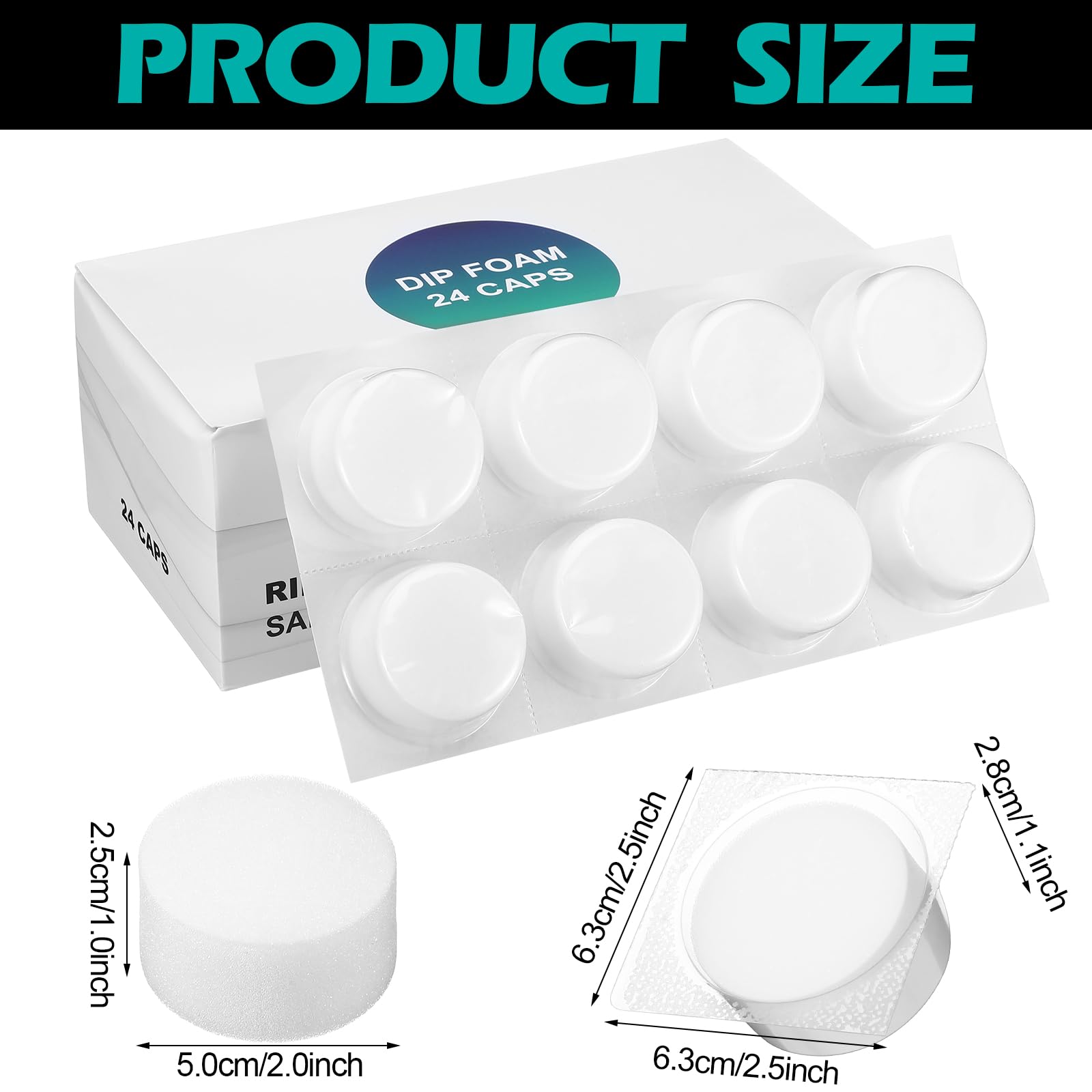 Heigble sealed packaging dip caps demonstrating one-time-use hygiene for tattoo setups.
