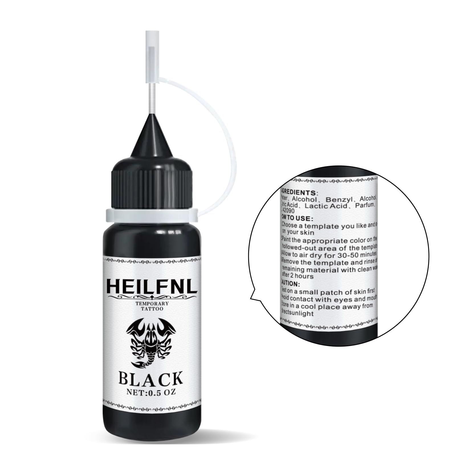 HEILFNL remove easily with alcohol or makeup remover.