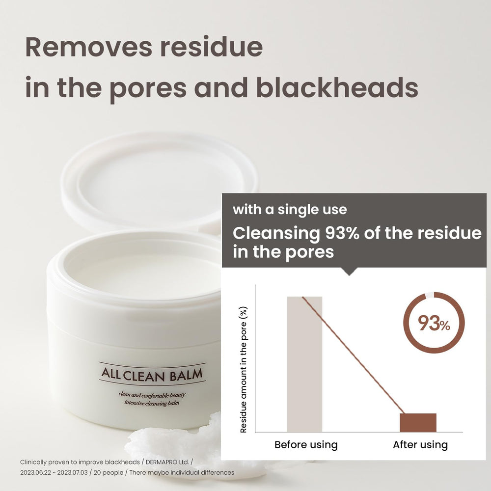 HEIMISH All Clean Balm texture transformation from oil to milky emulsion