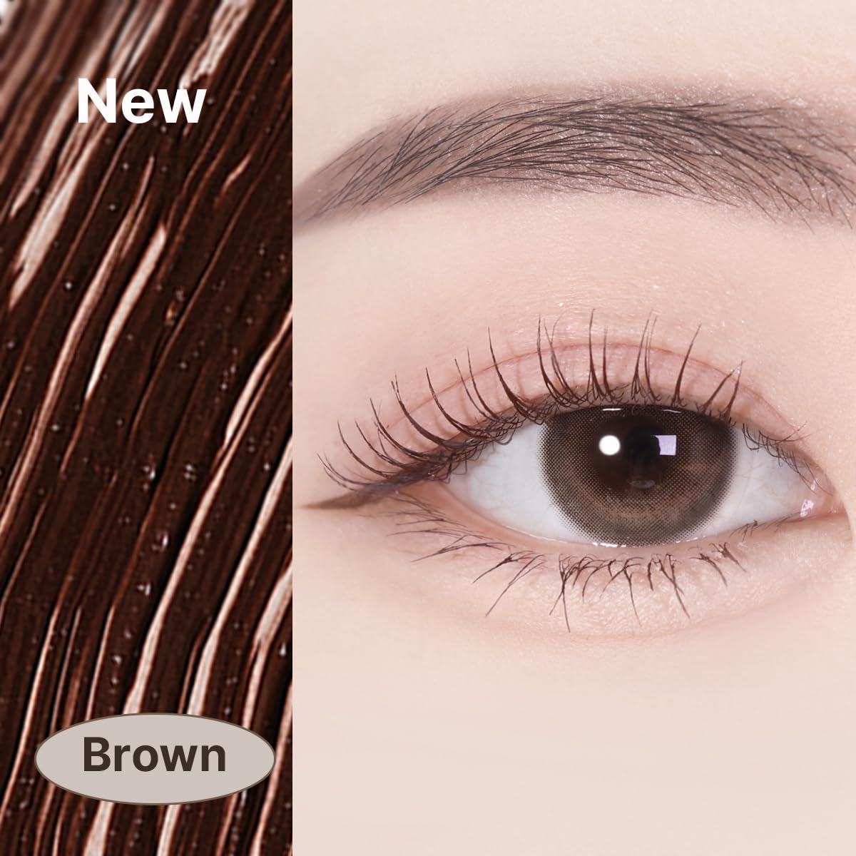 HEIMISH Dailism mascara waterproof wear demonstrates smudge-proof performance.