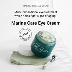 HEIMISH Marine Care Eye Cream metal massage tool in lid aids circulation and absorption.