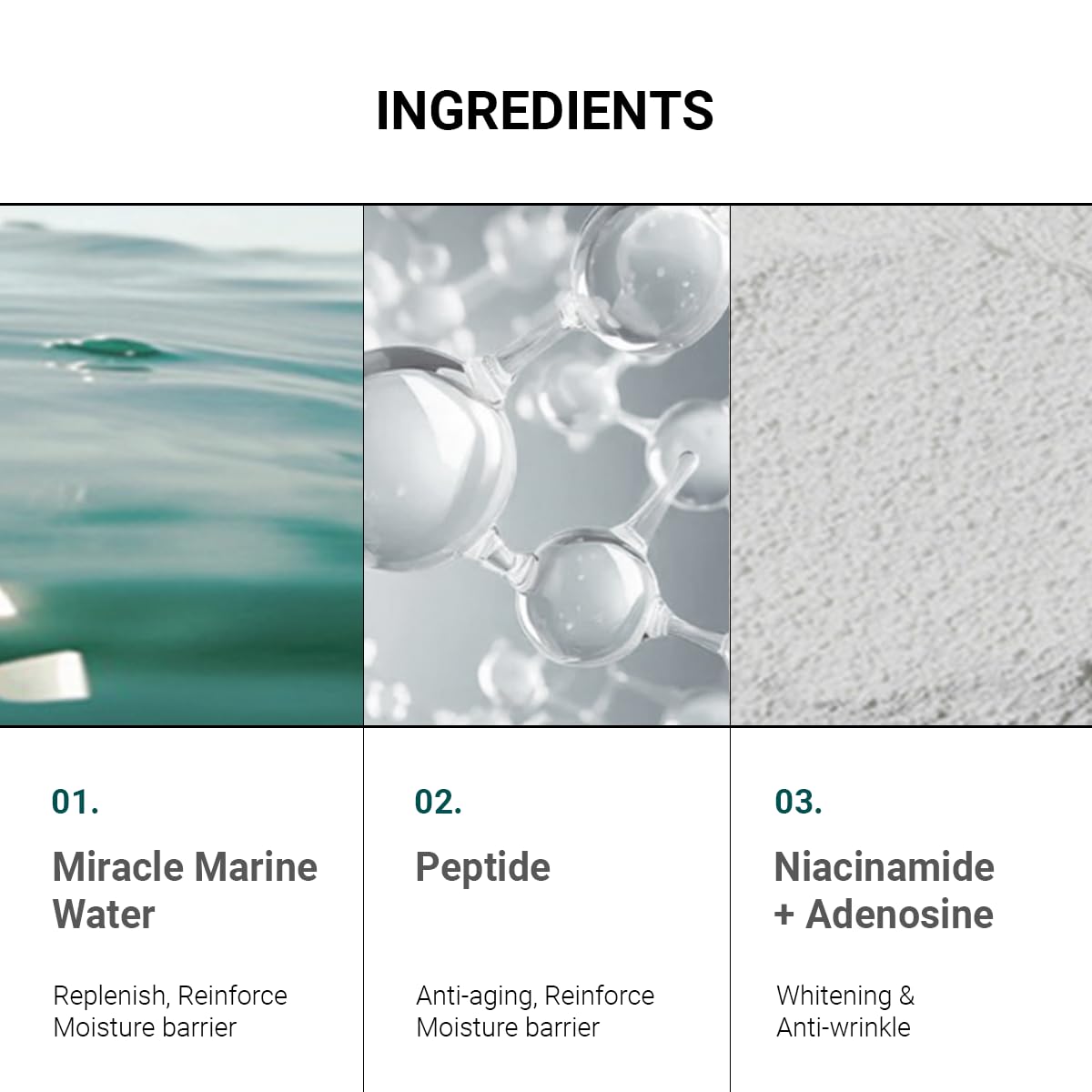 HEIMISH Marine Care Eye Cream metal tool in action for puffiness relief.