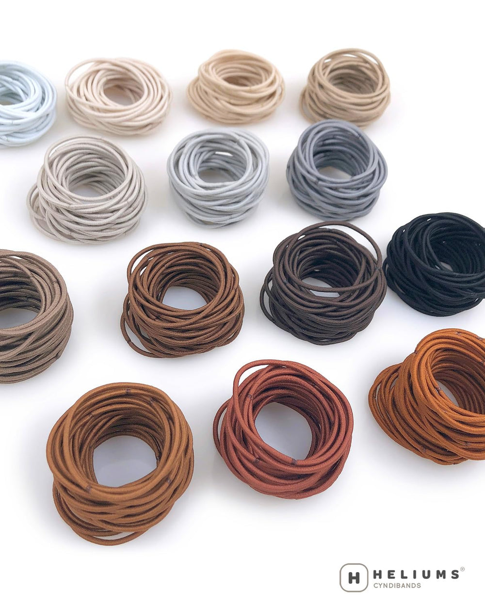 Heliums thin hair elastics light blonde in daily routine for gentle, damage-free styling