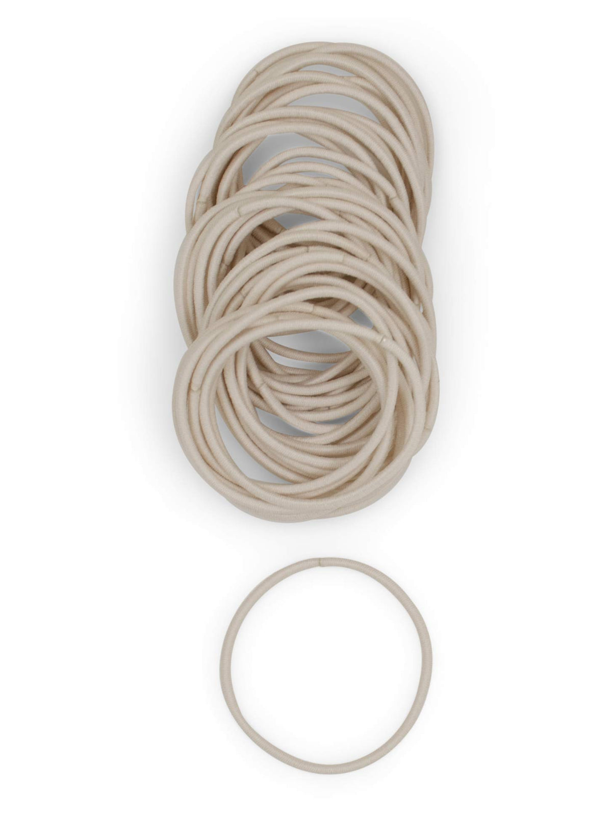 Heliums thin hair elastics light blonde packaging shows a 40-count box for easy replacements