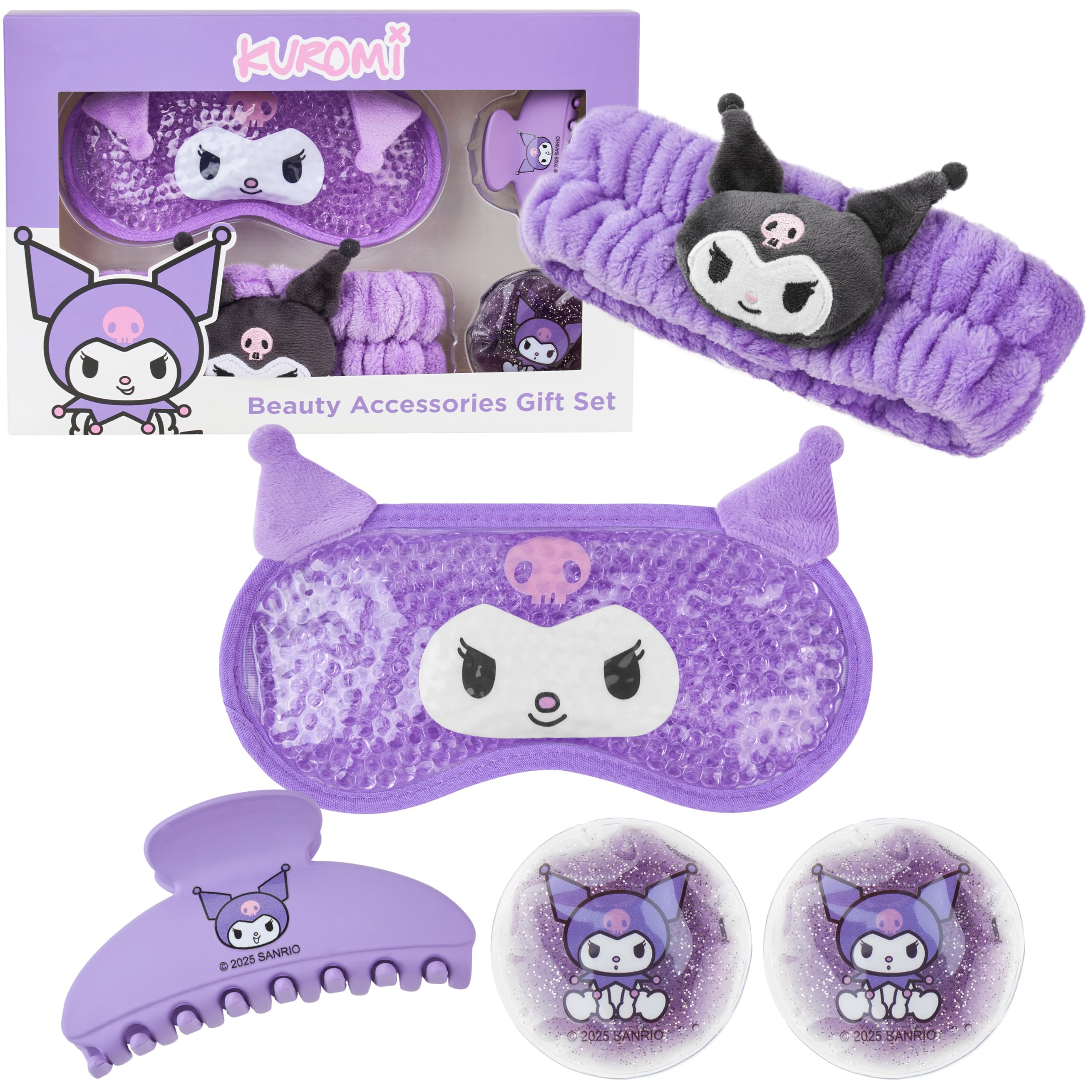 Hello Kitty Kuromi mascarilla ojos fría para refrescar la mirada y relajar la piel.