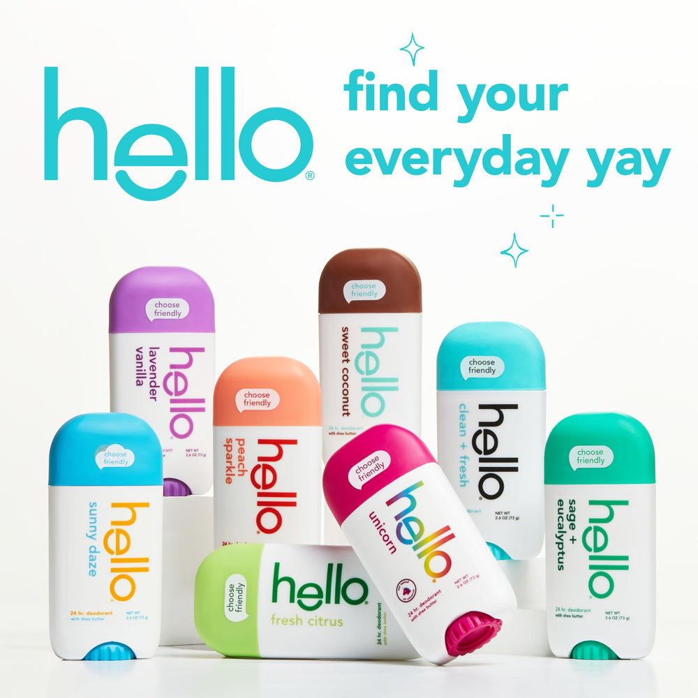 Hello natural lavender-vanilla scent close-up conveys calming aroma.