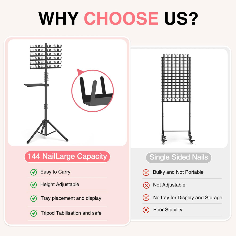 Hemndic braiding rack includes two combs and five clips for setup