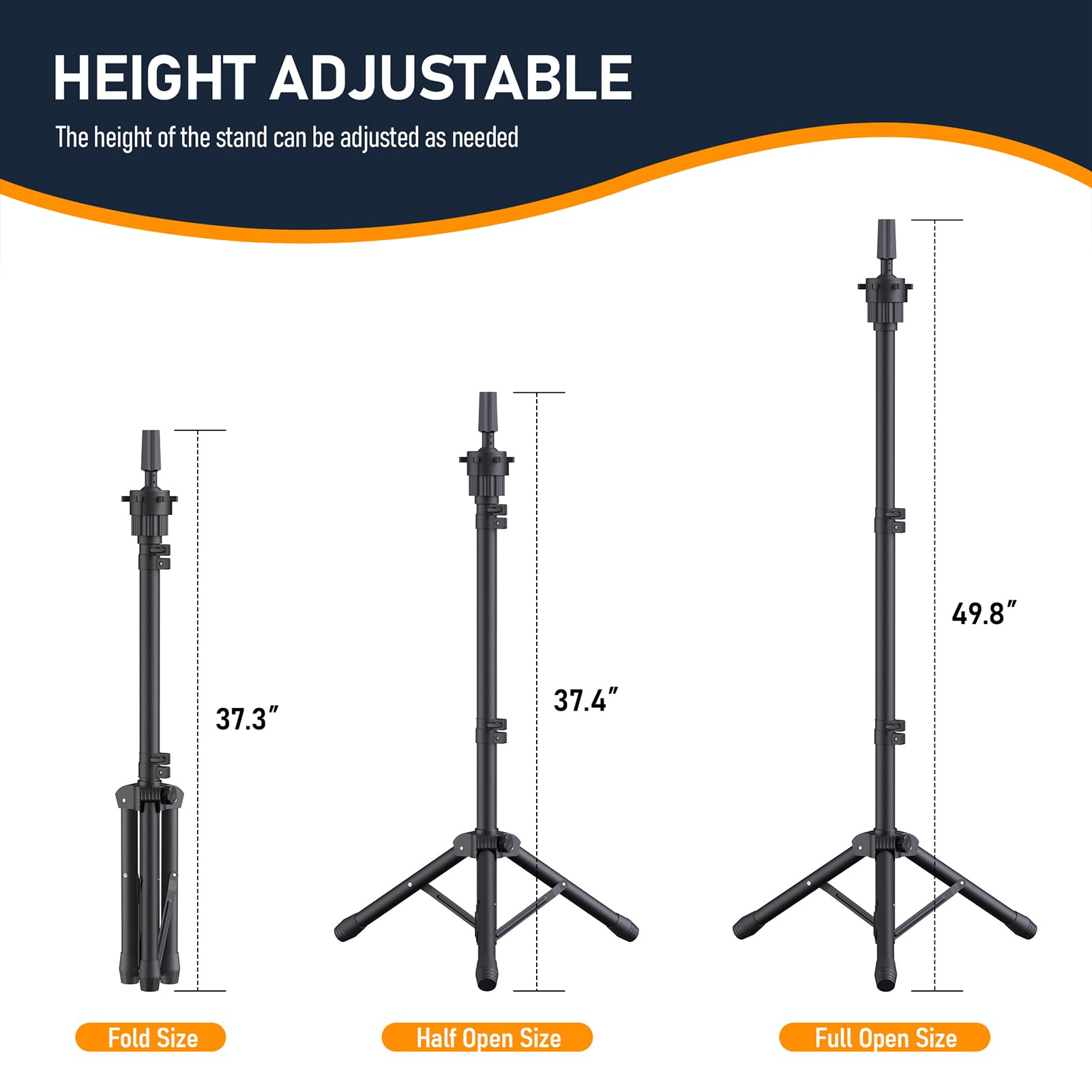 Hemndic wig-cap and t-pin set illustrate complete adjustment kit.