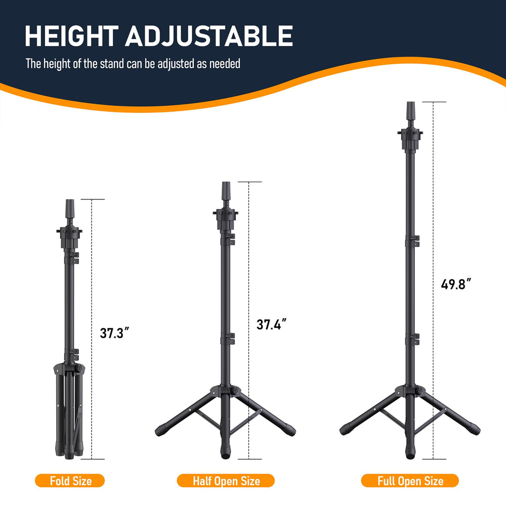 Hemndic wig-cap and t-pin set illustrate complete adjustment kit.