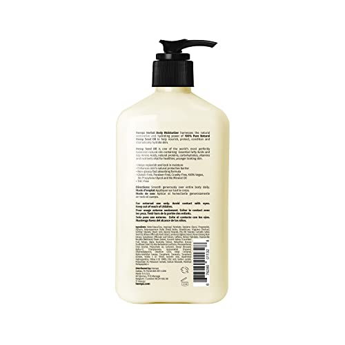 Hempz Age Defying body lotion texture image emphasizes creamy, fast-absorbing hydration.