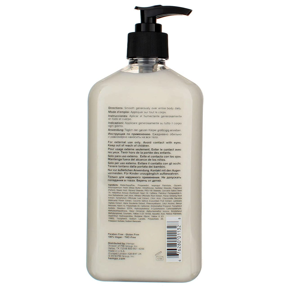 Hempz Age Defying Body Moisturizer 2-pack display emphasizes value and skin care convenience