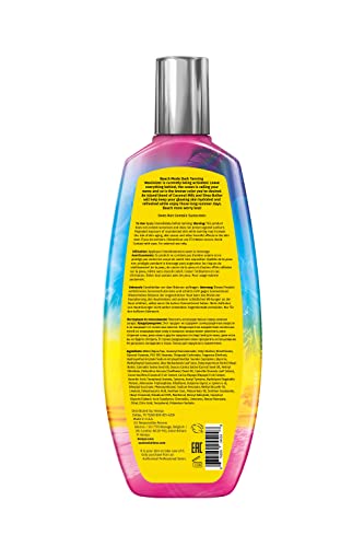 Hempz Beach Mode Maximizer applying lotion by hand demonstrates easy, even tanning.