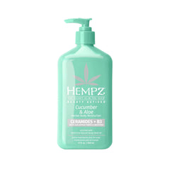 Hempz Body Lotion cucumber aloe bottle pump for daily hydration