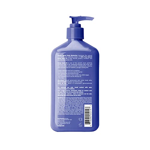 Hempz Lavender & Chamomile lotion label highlights limited edition spa-like scent.