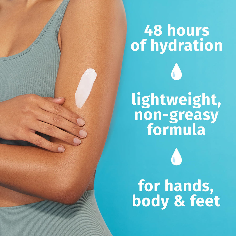 Non-greasy texture showcasing fast-absorb finish in Hempz lotion