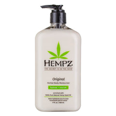 Hempz Body Moisturizer Original 17oz bottle front for daily hydration.