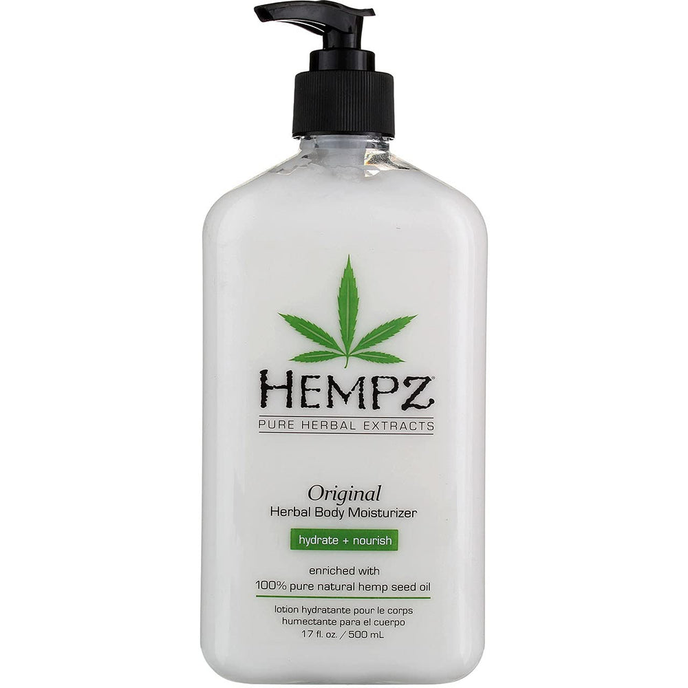 Hempz Original pump-dispense action for quick, easy application.