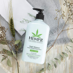 HEMPZ Cogon Grass Extract closeup emphasizing mineral-rich skin support